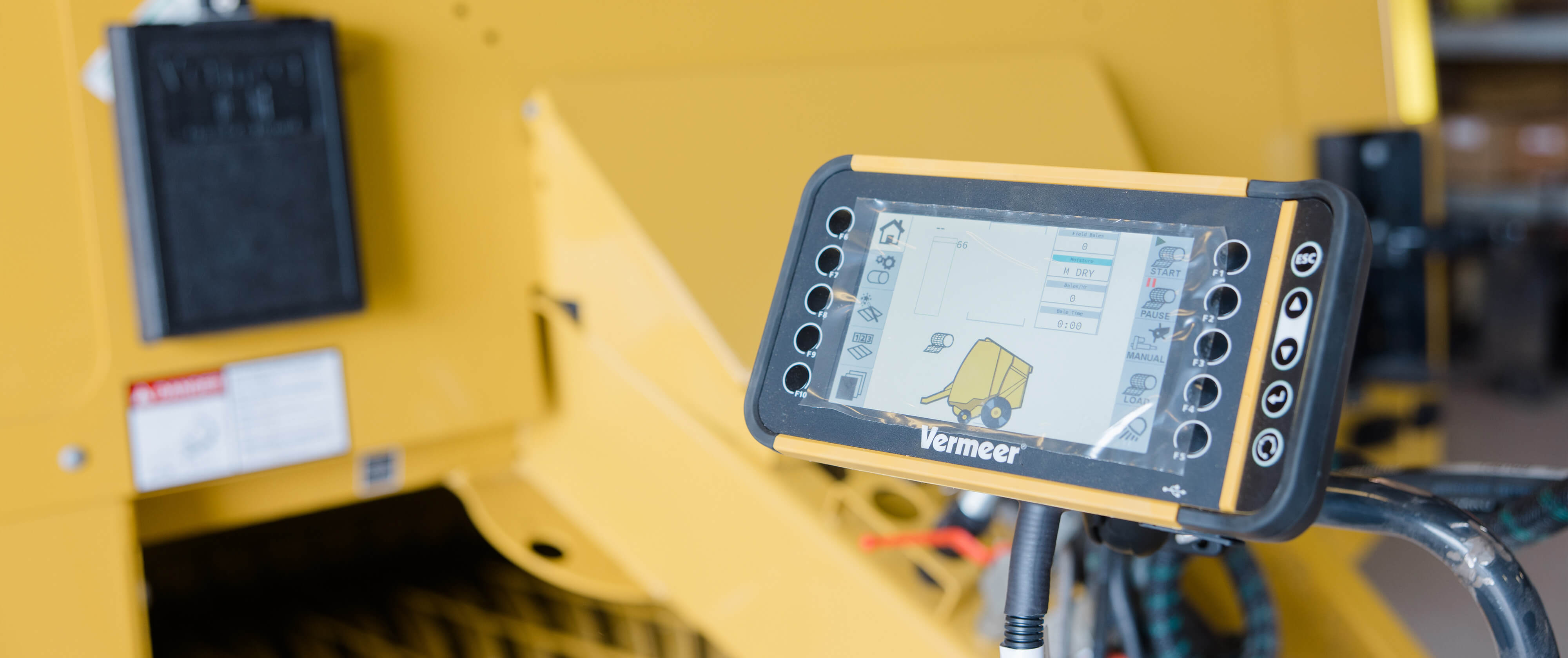 Vermeer attachment being serviced